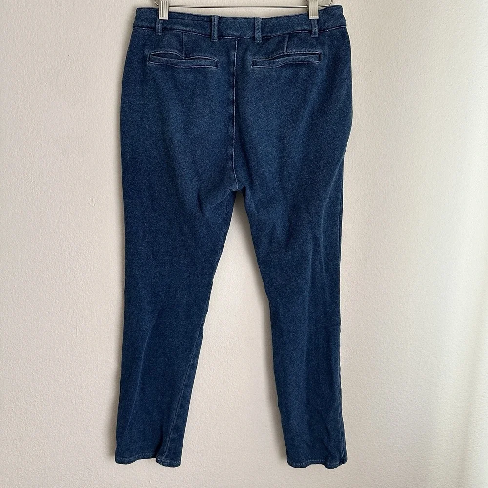 AG Adriano Goldschmied Jogger Pants 30 Blue Pleated Knit Denim 1213UFT-IKD-SEV